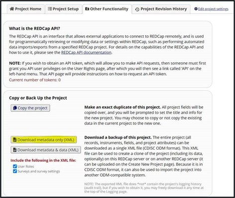 redcap create xml